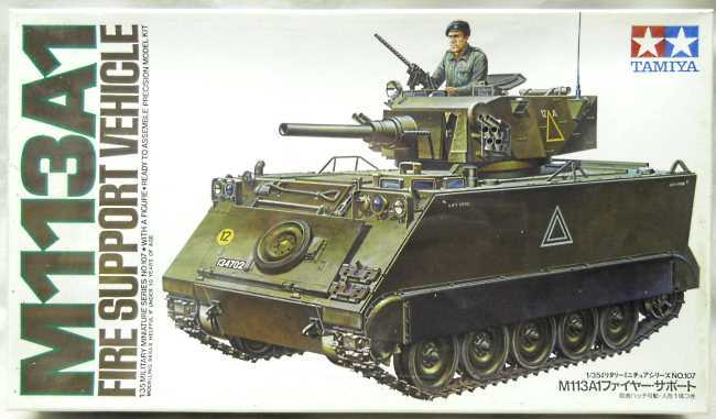 Tamiya 1/35 M113A1 Fire Support Vehicle, 35107 plastic model kit